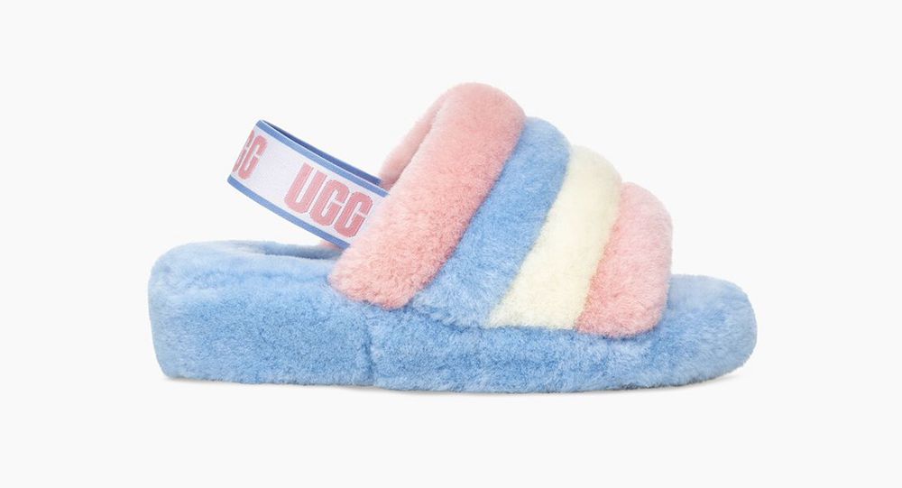 Ugg Slides Canada - Ugg Women's Pride Fluff Yeah Stripes